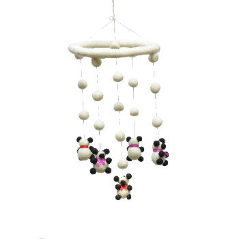 Panda Mobile for baby room-Nursery-room decor FM-200